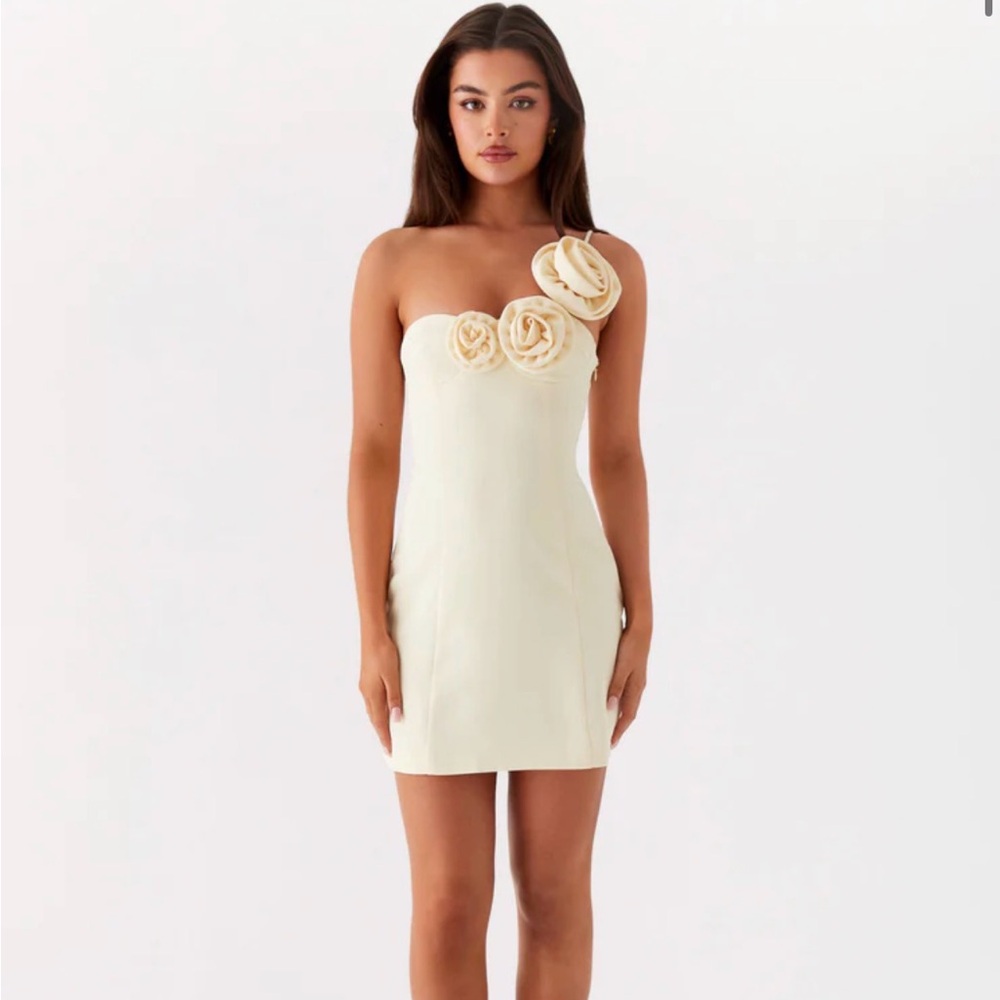 Peppermayo Yellow Floral Mini Dress